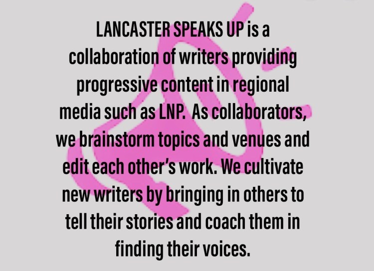 What is Lancaster Speaks Up?